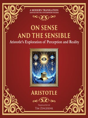cover image of On Sense and the Sensible